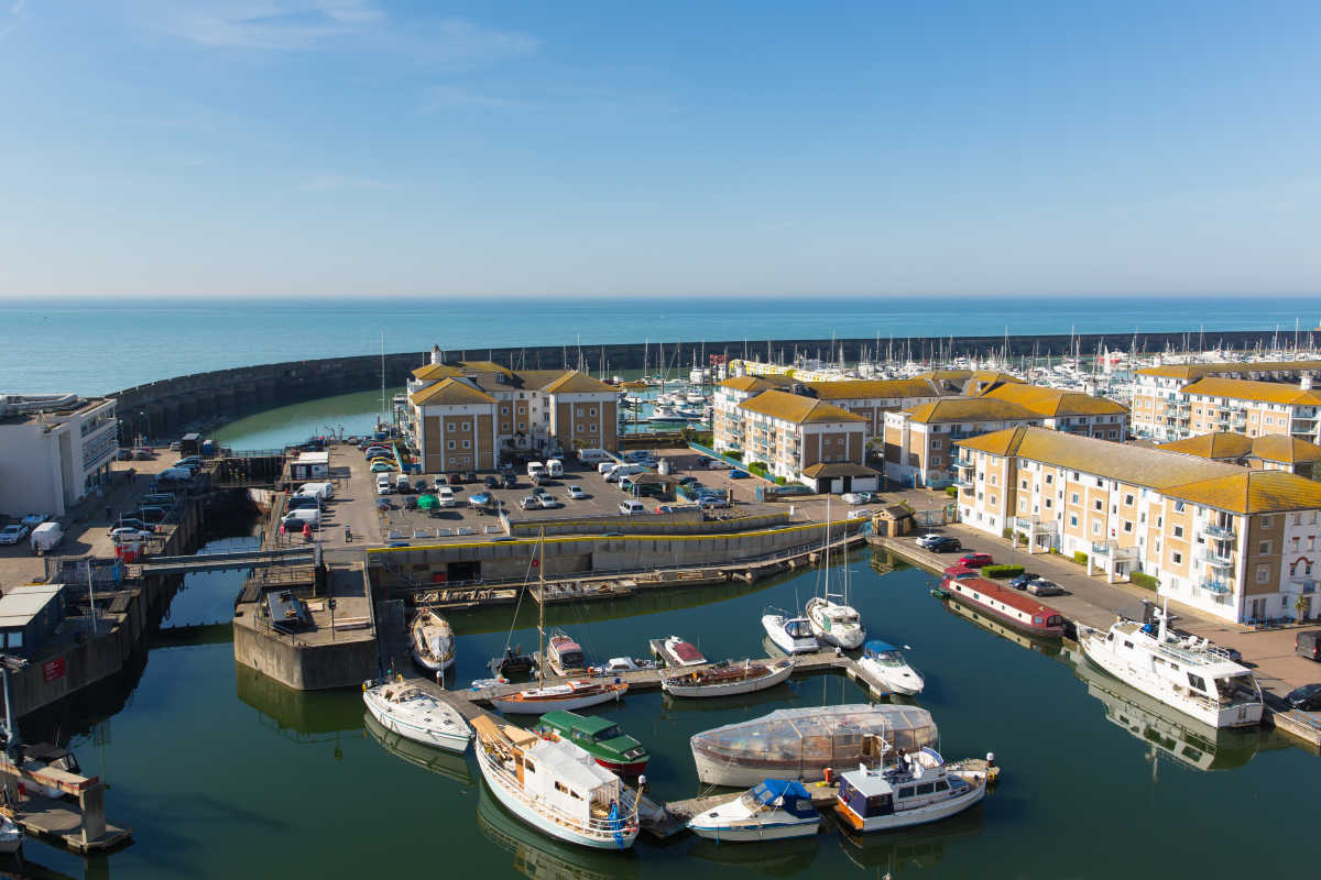 Brighton harbour and marina